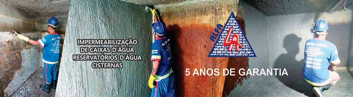 Impermeabilização de caixa d'água