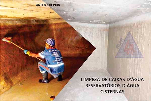 Limpeza de caixa d'água