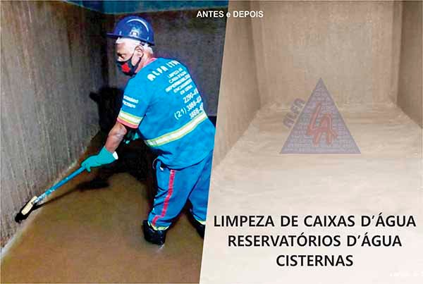 Limpeza de caixa d'água