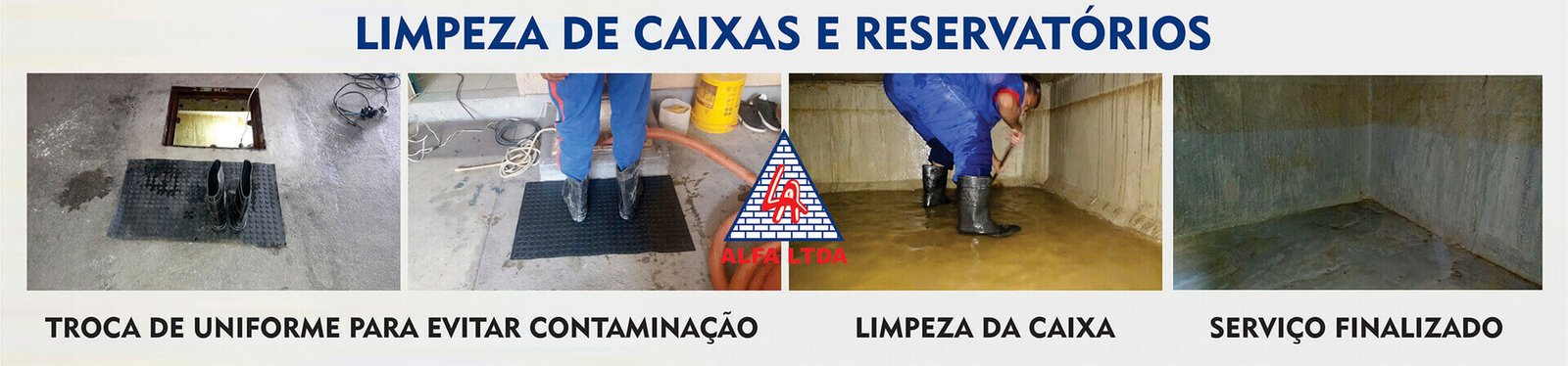 Limpeza de caixa d'água