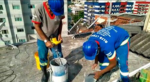 Técnica para impermeabilização exclusiva Alfa